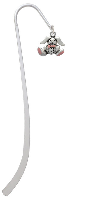 Sitting Bunny with Easter Egg Charm Bookmark