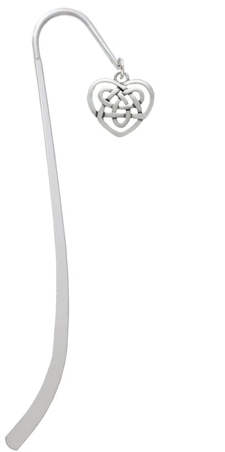 Celtic Knot Heart Charm Bookmark
