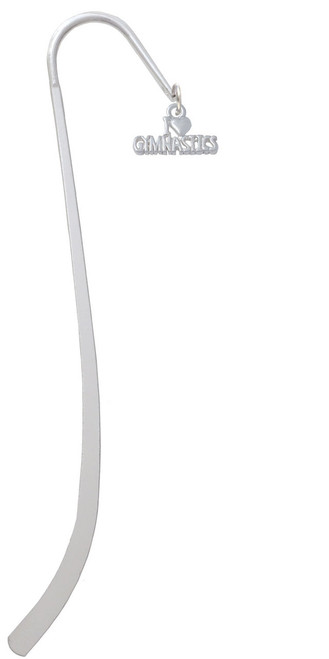 I 'Heart' Gymnastics Charm Bookmark