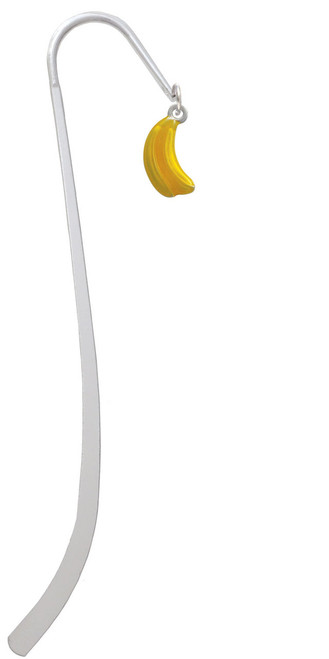 3-D Yellow Enamel Bananas Charm Bookmark