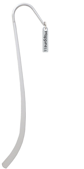 Happiness Rectangle Charm Bookmark