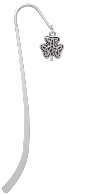 Shamrock with Celtic Knot Charm Bookmark