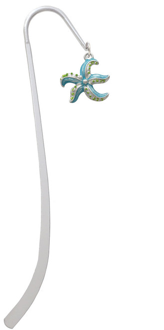Hot Blue Starfish - Charm Bookmark