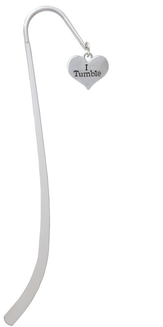 I Tumble Heart Charm Bookmark