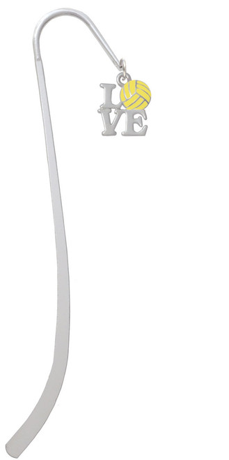 Love with Water Polo Ball Charm Bookmark