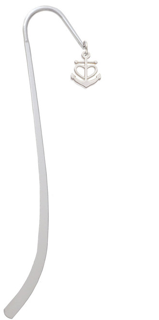 Anchor with Heart Charm Bookmark