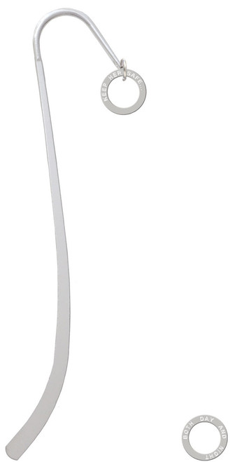Keep Her Safe Infinity Ring Charm Bookmark