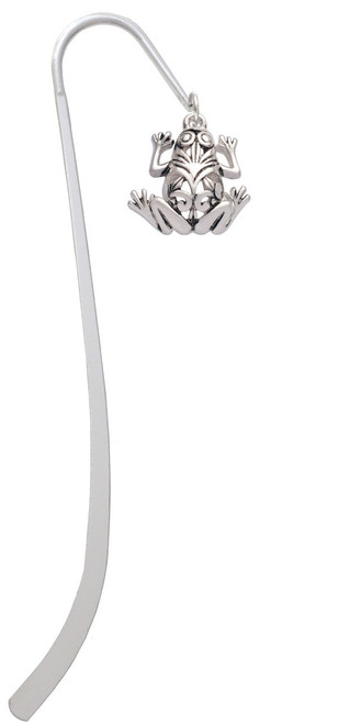 Large Filigree Frog Charm Bookmark