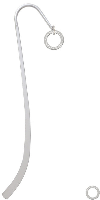 Real Heroes Teach Eternity Ring Charm Bookmark