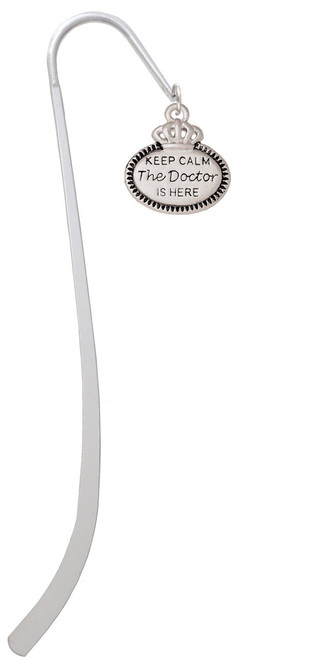Keep Calm The Doctor is Here Charm Bookmark