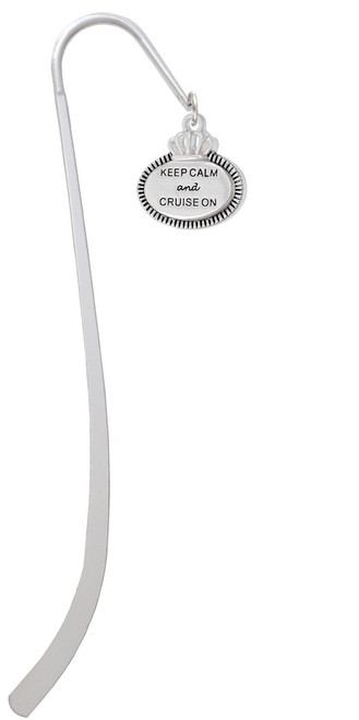 Keep Calm and Cruise On Charm Bookmark