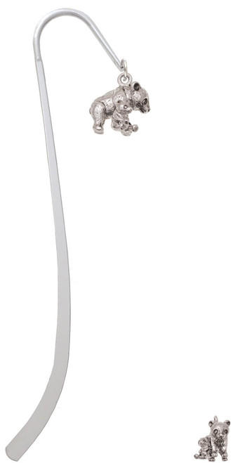 Panda with Baby Charm Bookmark