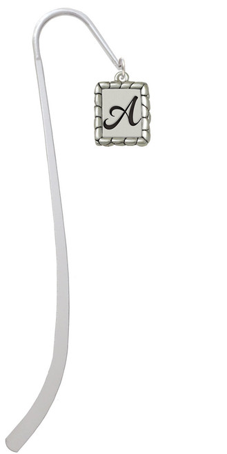 Pebble Border Initial - A Charm Bookmark