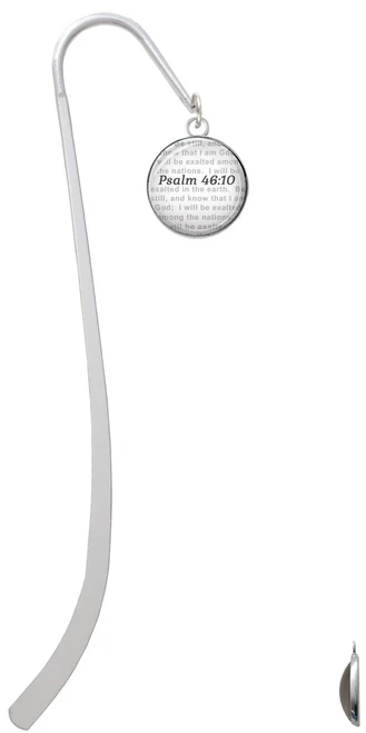 Domed Psalm 46:10 Charm Bookmark