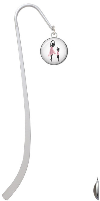 Domed Ballet Dance Instructor Charm Bookmark