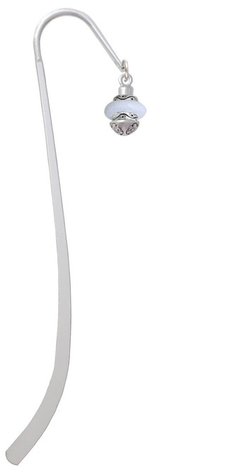 White Center Spinner Charm Bookmark