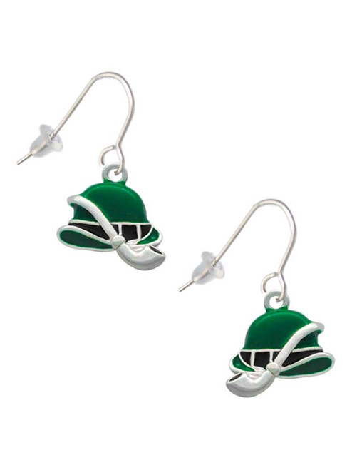 Derby Hat with Pipe French Earrings