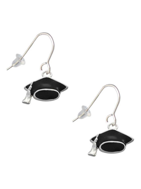 Graduation Cap French Earrings