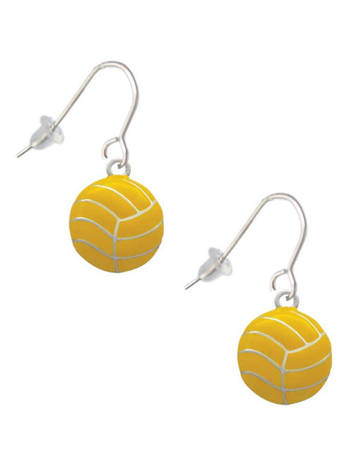 Large Water Polo Ball French Earrings