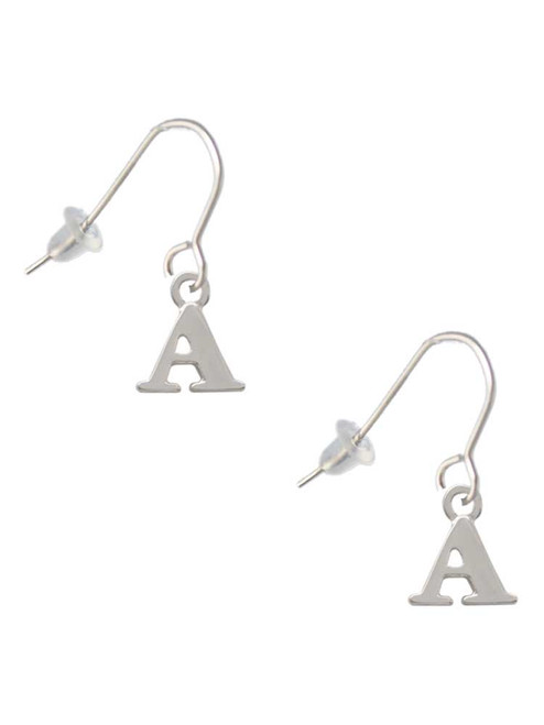 Small Greek Letter - Alpha - French Earrings