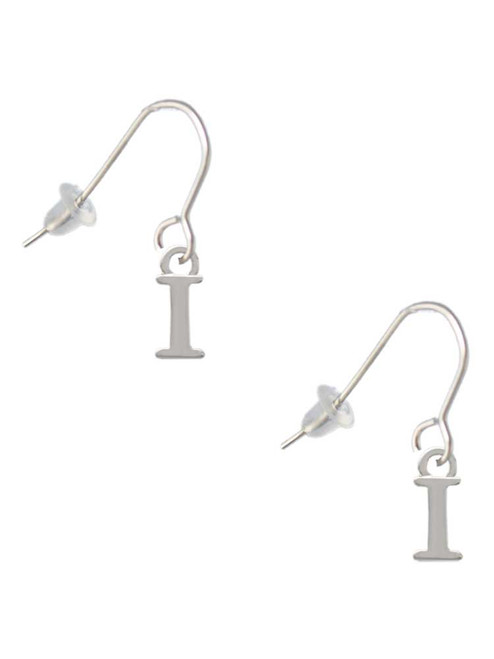 Small Greek Letter - Iota - French Earrings