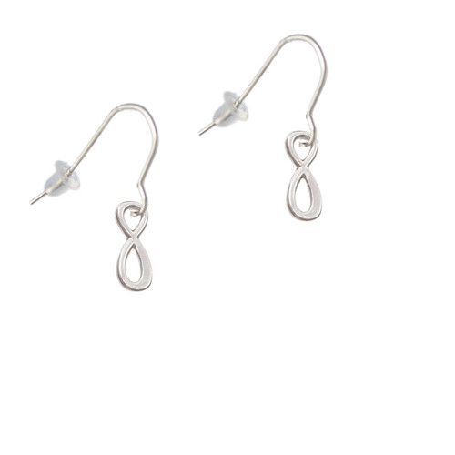 Small Elegant Infinity Sign French Earrings