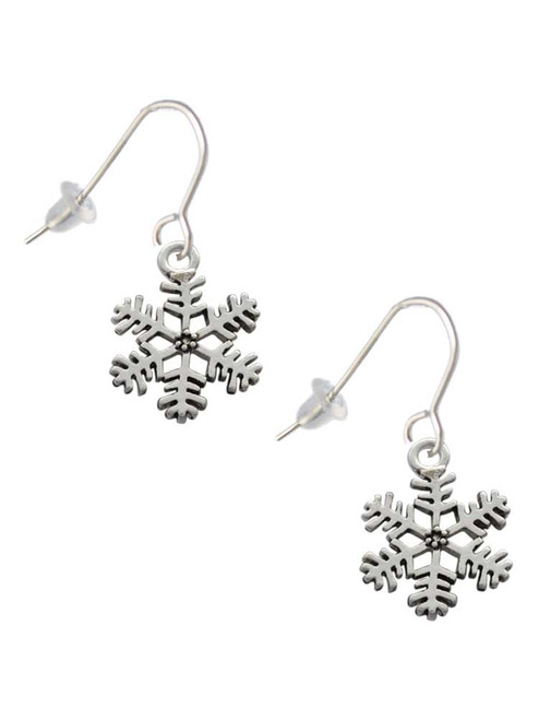 Snowflake French Earrings