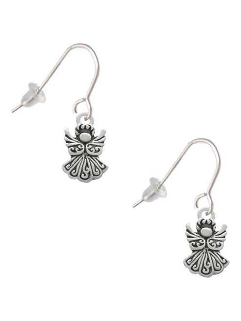 Small Angel French Earrings