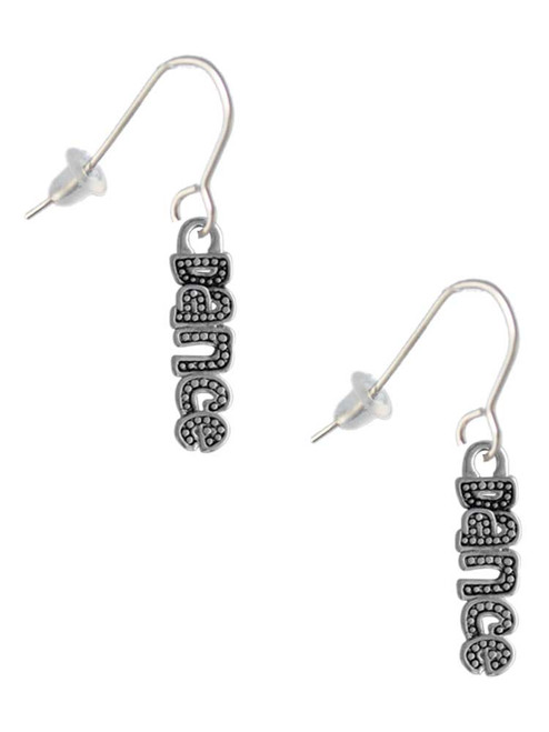 Beaded ''Dance'' French Earrings