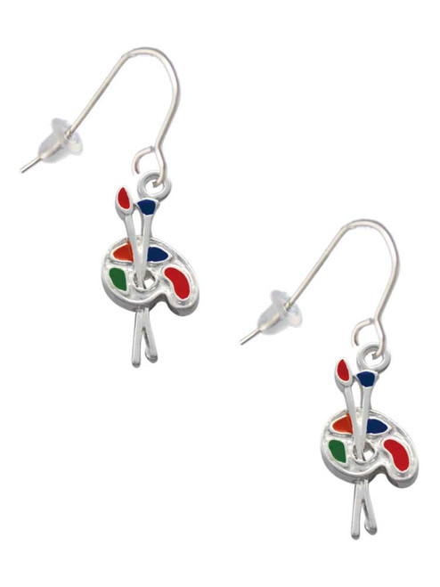 Paint Palette French Earrings