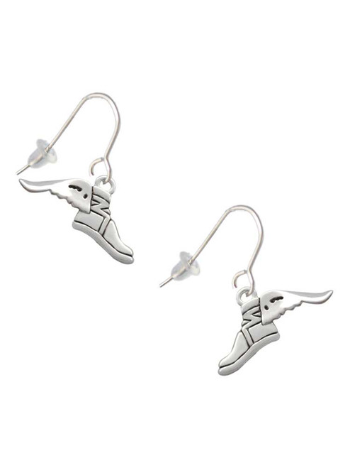 Winged Shoe - Mascot French Earrings