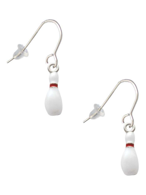 Bowling Pin French Earrings