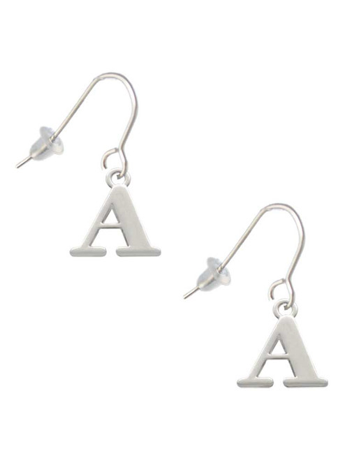 Large Greek Letter - Alpha - French Earrings