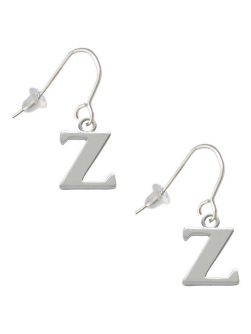 Large Greek Letter - Zeta - French Earrings
