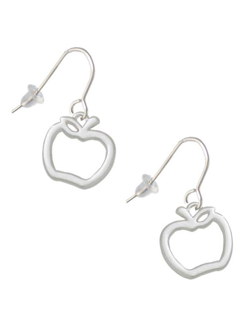 Apple Outline French Earrings