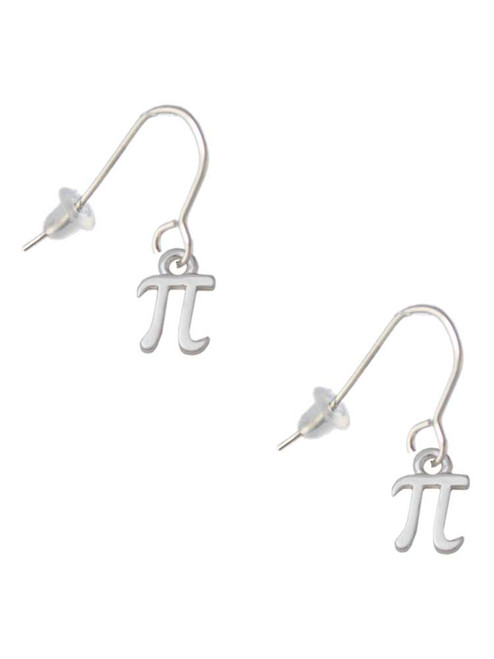 Small Pi French Earrings