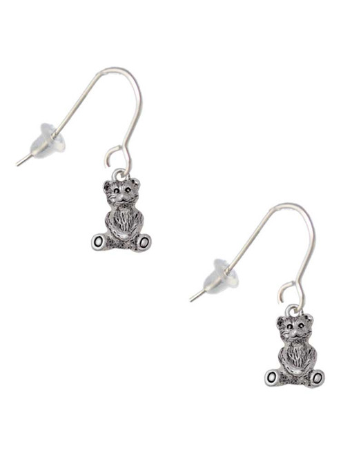 Mini Teddy Bear French Earrings