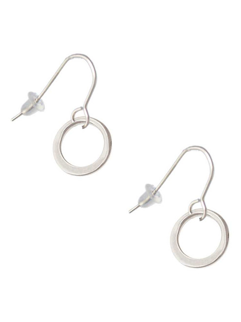 Medium Karma Ring French Earrings