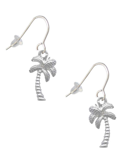 Palm Tree French Earrings