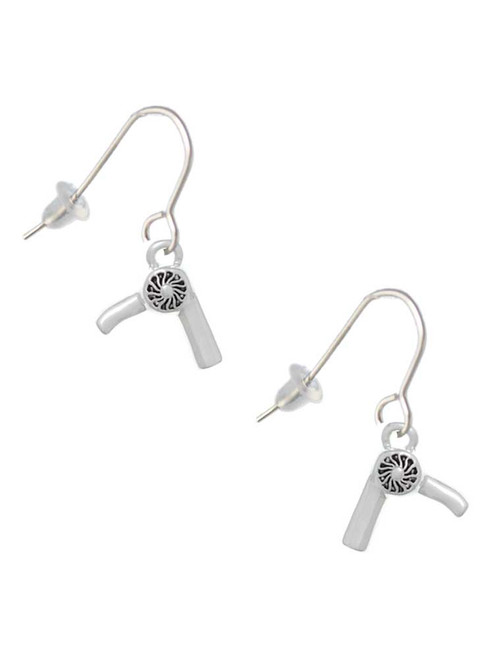 3-D Hair Dryer French Earrings
