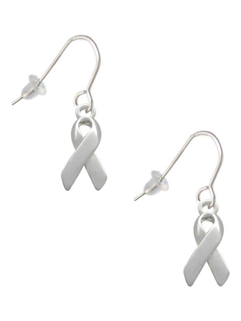 Ribbon French Earrings