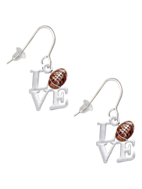 Love with Football French Earrings