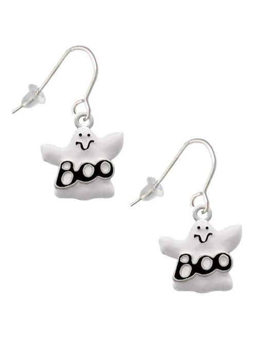 BOO Ghost French Earrings