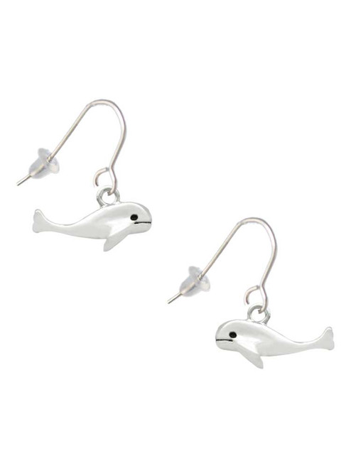Whale French Earrings