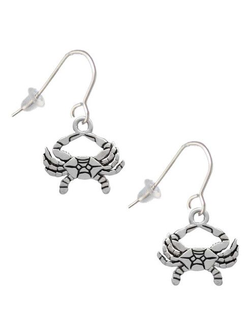 Crab French Earrings