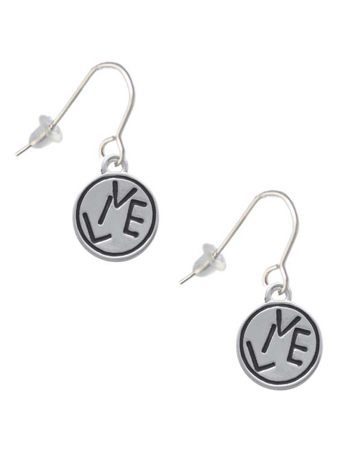 Live in Circle French Earrings