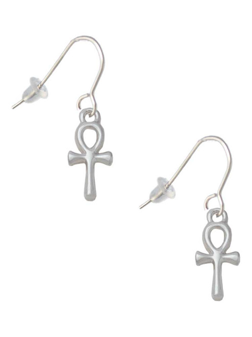 Small Ankh French Earrings
