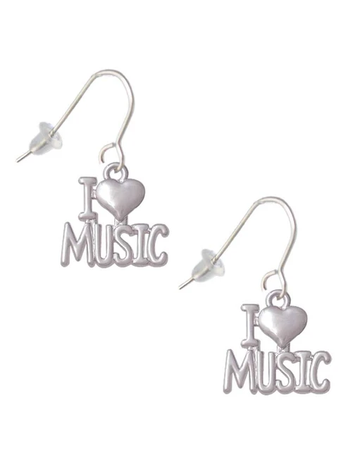 I 'Heart' Music French Earrings