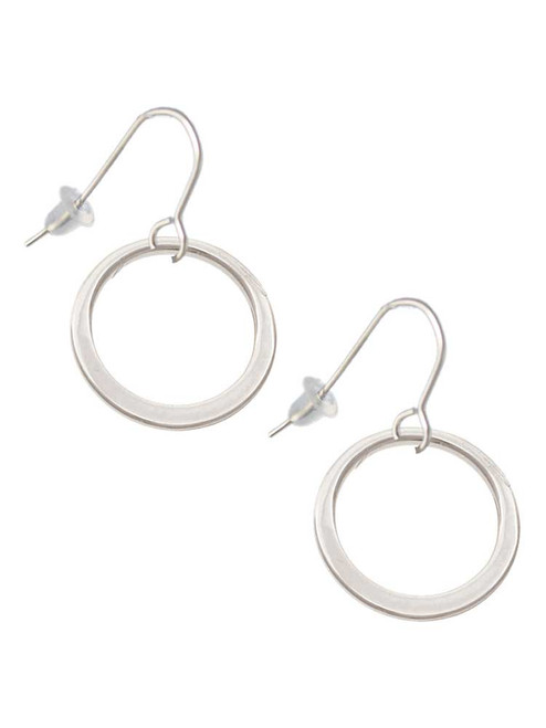 Large Karma Ring French Earrings