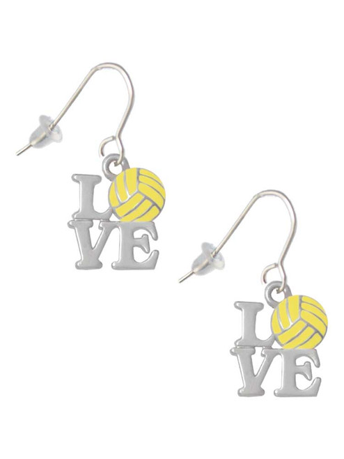 Love with Water Polo Ball French Earrings